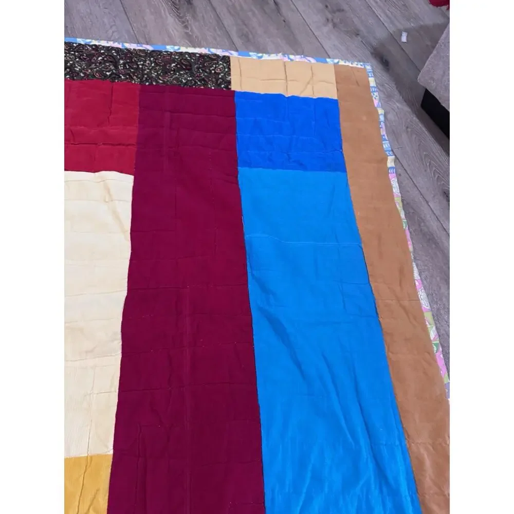 Handmade Quilt Approx 51”x 80”